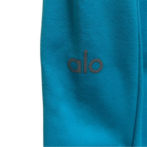 Alo yoga 7/8 high waist check point legging bright aqua NEW - Picture 8 of 10